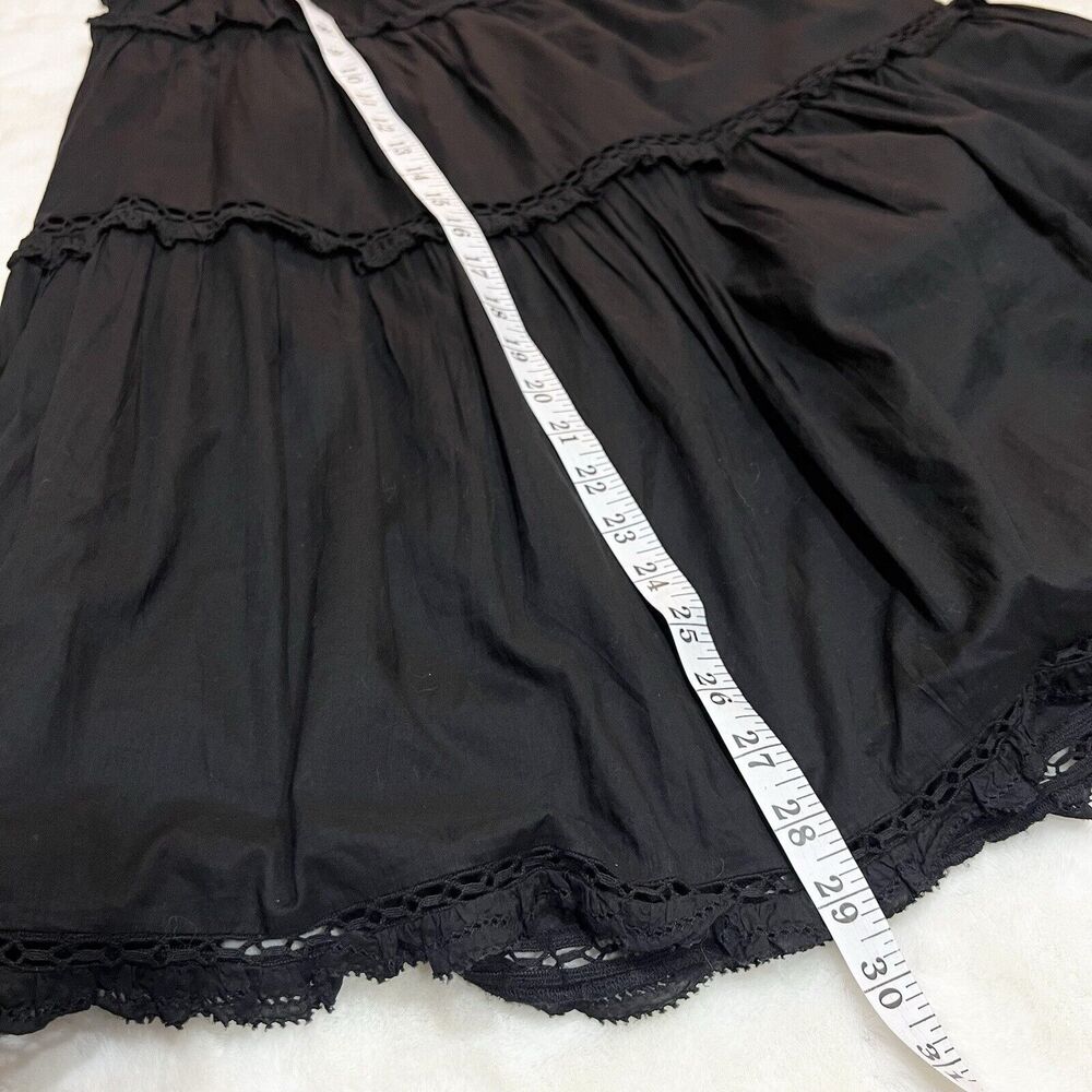 Aritzia Sunday Best Angela Dress Black Mini Strappy Sz L - Picture 5 of 15